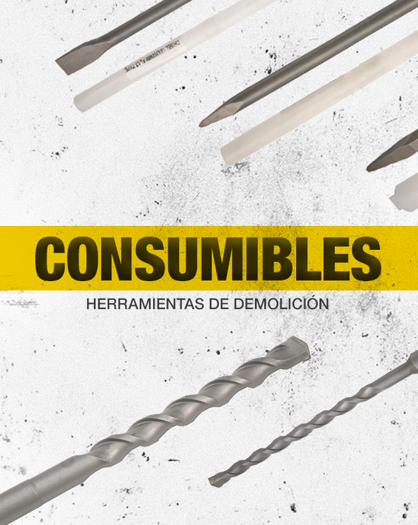 CONSUMIBLES HERRAMIENTAS DEMOLICION